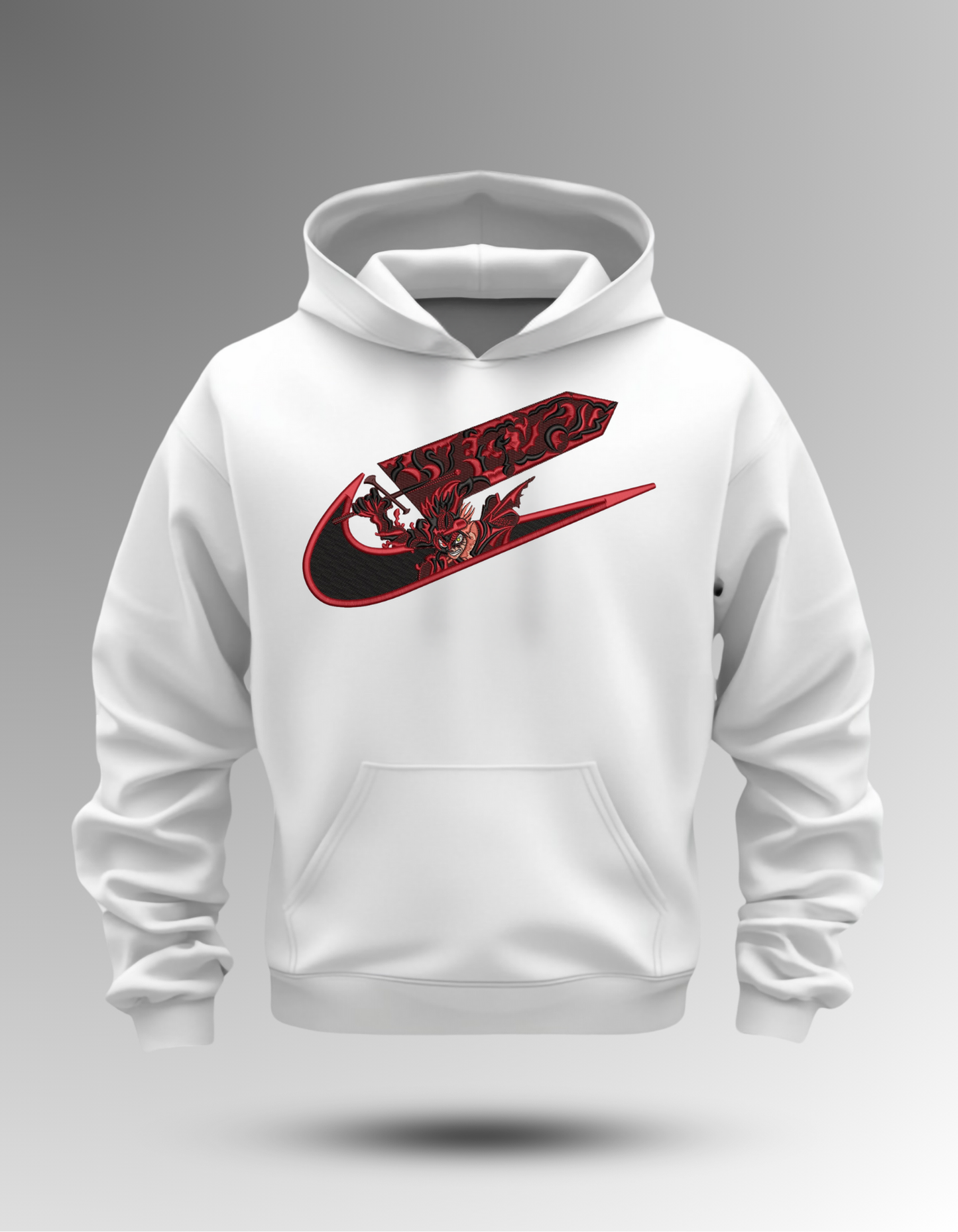 Sukuna (Cursed Form in Nike Logo)